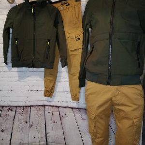 Veste imperméable kaki