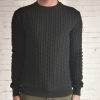 Pull motif relief homme