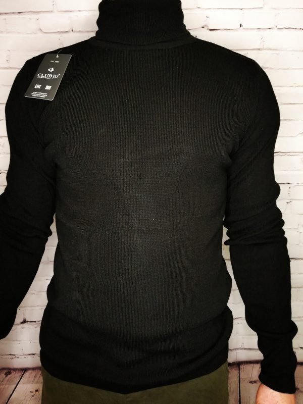 Pull col roulé homme