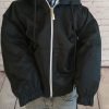 Veste K-way à capuche noir enfant