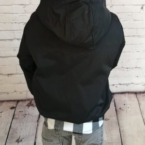 Veste K-way à capuche noir