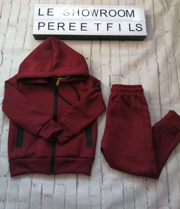 Ensemble jogging bordeau enfant